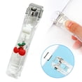 thumbnail image 2 of BINGLI Handheld Papers Clip Dispenser,Portable Mini Push Stapler Paper Clam Clip Dispenser,Fast Paper Clipper for Office School, 2 of 9