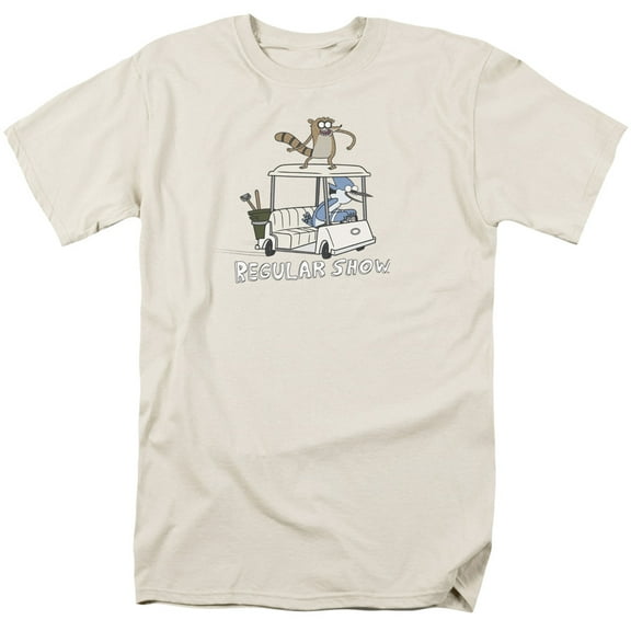 Regular Show Golf Cart Officially Licensed Adult T-Shirt L