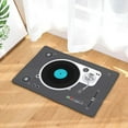 thumbnail image 4 of Vintage Magnetic Tape Door Mat Coral Fleece Floor Carpet Absorbent Entrance Doormat Anti-Slip Kitchen Carpets Bedroom Porch Rug, 4 of 6