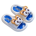 thumbnail image 4 of LIIPEE Girls Boys Slippers Summer Fashion Cartoon Open Toe Non-Slip Soft Sole Flip Flops Slip On Water Shoes Infant Leisure Shower Slipper,White,9.5-10 Years, 4 of 4