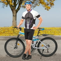 Dwellnix Velo 26pouces Velo 21vitesses Velo ville VTT VTT velo adulte Acier Au Carbone