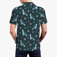 thumbnail image 4 of Daiia Cute Turtle Pattern Men’s Polo Shirts,Solid Deck Shirt,Classic Fit, Breathable Cotton Polo for Casual and Sport Wear-Small, 4 of 9
