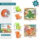 thumbnail image 1 of Set de pistas de coches con dinosaurios 2 en 1 con coches de dinosaurios para niños de 3 a 6 años. Ideal para niños de 3 a 6 años. Incluye rompecabezas., 1 of 1