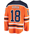thumbnail image 2 of Zach Hyman Edmonton Oilers NHL Fanatics Breakaway Home Jersey, XX-Large, 2 of 3