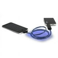 thumbnail image 2 of Visable Purple LED Light Up 3FT USB 30 Pin Data Sync Charging Cable Charger Cord, 2 of 3