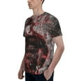thumbnail image 6 of Horror Freddy Krueger Shirt 3d Printed T Shirt Crewneck Short Sleeve Top Tees For Mens, 6 of 8