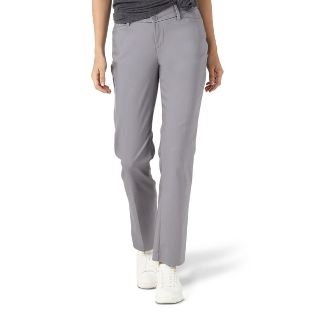 Pantalón Lee Secretly Shapes, corte regular, pierna recta, gris, 14 L