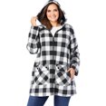 thumbnail image 5 of Woman Within Women's Plus Size Hooded Fleece Coat, 5 of 5