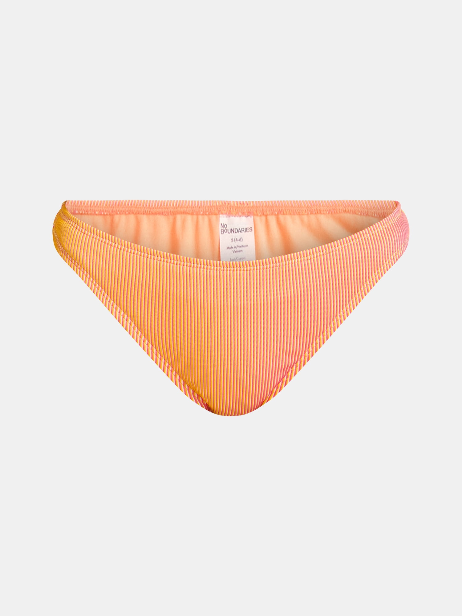 No Boundaries Ribbed Cheeky Bikini Bottoms, Women’s