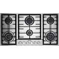 thumbnail image 1 of Parrilla de Gas Hisense Parrilla Empotrable de gas HGH961SS Plata, 1 of 2