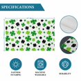 thumbnail image 6 of St Patricks Day Placemats Set of 8, Spring Country Green Black Shamrock Placemats for Dining Table, Place Mats for Kitchen Tabletop, Waterproof Wipeable Dining Table Mats Set, 6 of 9