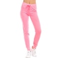thumbnail image 2 of Ola Mari Solid Inner Fleece Jogger Pants , Large, N Pink, 2 of 5