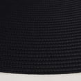 thumbnail image 5 of SAFAVIEH Braided Rishika Solid Machine Washable Reversible Area Rug, Black, 2' x 4' Half Moon, 5 of 12