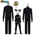 thumbnail image 2 of Gojo Satoru Cosplay Uniforme Jujutsu Kaisen Traje De La Escuela Secundaria Peluca Halloween Para Los Hombres, 2 of 4