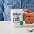 thumbnail image 4 of CafePress - Too Legit To Quit - 15 oz Ceramic Large White Novelty Mug, 4 of 6