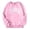 Pink, variant on Zylarhe Kids Hoodies Girls Casual Crewneck Long Sleeve Cute Pullover Oversized Lightweight Tops with Soft Comfortable Feel for Daily Style Pink 7-8 Years