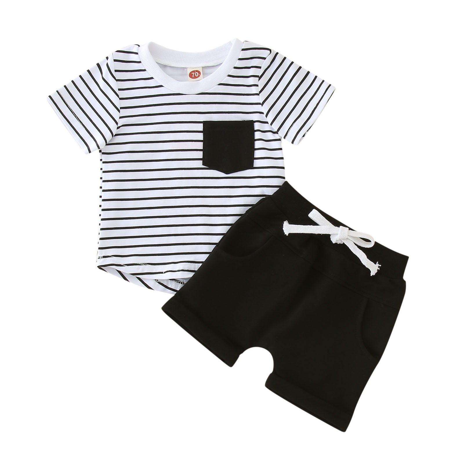  zuwimk Baby Boy Outfits Baby Graphic T Shirt And Shorts Outfit Set To 
