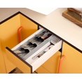 thumbnail image 4 of KAIYANG Organizador de cubiertos dividido Bandeja compacta para cubiertos - (gris) Talla única, 4 of 4
