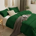 thumbnail image 3 of D.N.G. BEDDINGS 1 Piece Boho Chic Pom Pom Comforter, All Season Down Alternative Bedding Comforter - (King/California King Size, Green) 800 Thread Count, Egyptian Cotton., 3 of 6