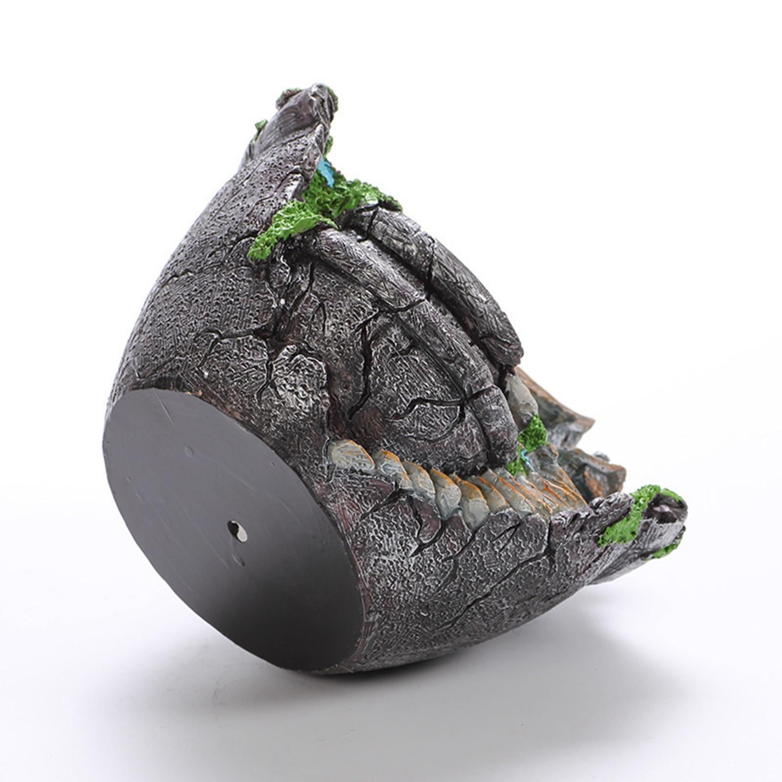 Succulent Plants Planter Flower Pot, Fairy Garden Design Crafts Creative Plant Flowerpot for Cacti Green Plant Balcony Store Orange