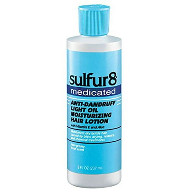 Sulfur 8 Medicated Anti-dandruff Light Oil Moisturizing Hair Lotion -  