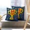 thumbnail image 6 of LALILO Throw Pillow Covers Motivation And Dream Lettering Strong Cushion Cover 18" x 18", 2 Pack, 6 of 6