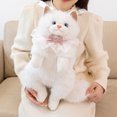 thumbnail image 3 of HAHUT Kawaii Fluffy Kitten Plush Backpack for Women, Stuffed Animals Bag with Adjustable Shoulder for Birthday Travel Daily Use (White), 3 of 8