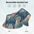 thumbnail image 2 of Balery Forest Lake White Horse Sombreros para el sol para hombre y mujer, sombrero de pescador con UPF 50+, 2 of 6