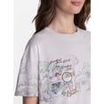 thumbnail image 4 of Winnie the Pooh Women's Printed Embroidered Tee with Short Sleeves, Sizes XXS-4X, 4 of 5