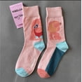 thumbnail image 3 of Happy Socks Women Crew Socks Cotton Novelty Gift One Size Fit Most, 3 of 7