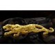thumbnail image 4 of Estatua de leopardo dorado Resina abstracta Escultura de leopardo dorado Estatua de safari Escultura de escritorio Decoración de escritorio, Adorno de coche de leopardo Personalidad creativa Coche Le JAMW Sencillez, 4 of 5