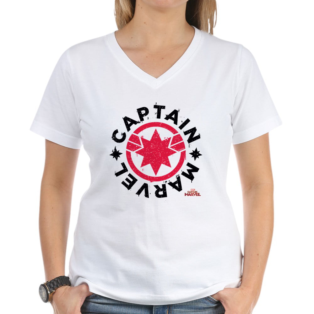 CafePress CafePress Captain Marvel T Shirt Womens