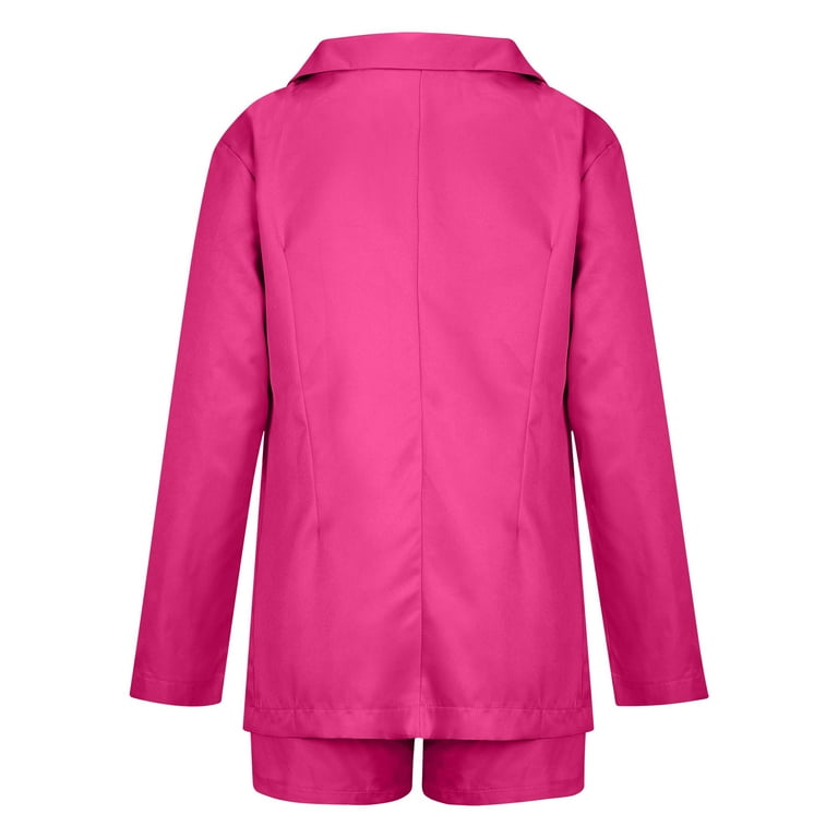 YYDGH Blazers Shorts Set for Women Elegant 2 Piece Business