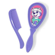 Paw Patrol Baby Toddler Comb & Brush Set Featuring Your Choice of Chase, Marshall, Skye or Everest (Everest Purple)