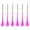 Hot Pink, variant on (Clearance) BNNG Christmas Ornaments Crystal Tree Decorations, 6 Pcs Acrylic Hanging Crystals for Centerpieces Teardrop Chandelier Garland Beads for Xmas Wedding Party Home Decor Multicolor