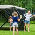 thumbnail image 7 of CLAM Quick-Set Escape 11.5 x 11.5 Ft Outdoor Canopy Shelter, Green/Tan, 7 of 7