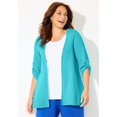 thumbnail image 3 of Catherines Women's Plus Size Anywear Pucker Cotton Cardigan, 3 of 4