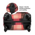 thumbnail image 5 of Multi-Size Suitcase Protective Cover Full Range Double Stitching Invisible Zipper For Travel Business Coral Buffalo Plaid Check Tartan Scotland_1 X-Large, 5 of 8