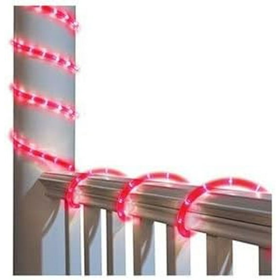 Holiday Wonderland 9' RED LED Rope Light Set