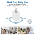 thumbnail image 4 of USB C Block, FiveBox 20W PD USB C Charger Block, 3 Pack Type C Charger Fast Charging USB C Wall Charger Plug Power Adapter USB C Brick Cube Box Charging Station Compatible for iPhone, Android, Mixed, 4 of 7