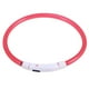 thumbnail image 1 of EeaseMX Collar LED para perro, recargable por USB, brillante, para seguridad nocturna, 50 cm (rojo), 1 of 7