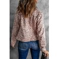thumbnail image 1 of POGLIP Veste Col à Revers Imprimé Léopard pour Femme, 1 of 6