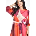 thumbnail image 3 of Vestido abstracto Roman Fashion Juvenil 3825 Rojo, 3 of 4