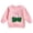 0-Pink86, variant on Tiijoy St. Patrick's Day Sweatshirt for Girls Four-Leaf Clover Crewneck Pullover, Sizes 6-12 Months