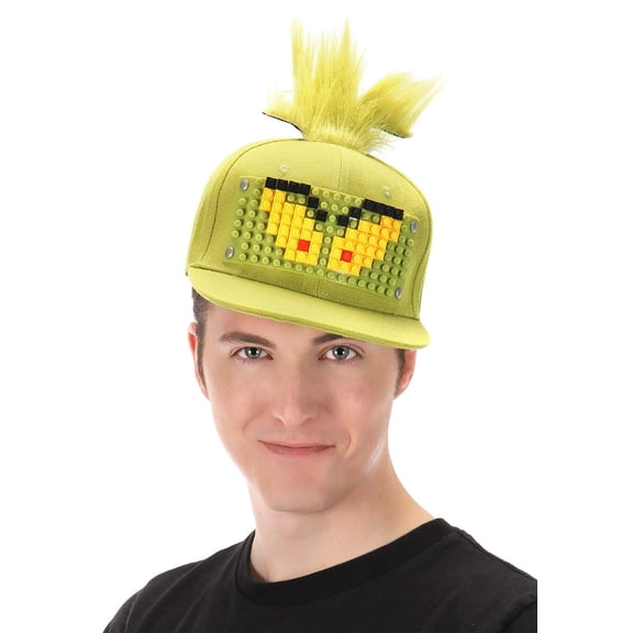 Bricky Blocks Build-On The Grinch Snapback Hat Kit