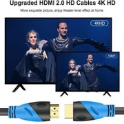 4K HDMI Cable 75FT, High Speed HDMI Cables (HDMI 2.0,18Gbps), Gold Plated Connectors, Video 4K, FullHD1080p 3DArc Compatible With UHD TV Monitor Laptop Xbox PS4/PS5 ect