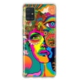 thumbnail image 1 of MUNDAZE Samsung Galaxy A31 Shockproof Clear Hybrid Protective Phone Case Neon Psychedelic Hippie One Eye Pop Art Cover, 1 of 5