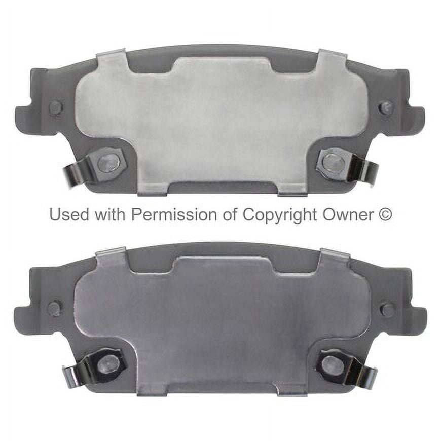 Mpa Electrical 1003-1020C Quality Built Disc Brake Pad Set   Black Series,
