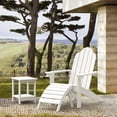 thumbnail image 5 of Dycanpo Adirondack Chairs Set of 4 with Cup Holder, 300lbs Weather Resistant, White, 5 of 12