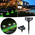 thumbnail image 1 of Xihbxyly Luces Solares de Suelo, Iluminación Led Impermeable para Jardín, 9 Cuentas de Colores Rgb, Lámparas Solares para Exterior, Encendido y Apagado Automático, Decoración Nocturna, para Usar En E, 1 of 7